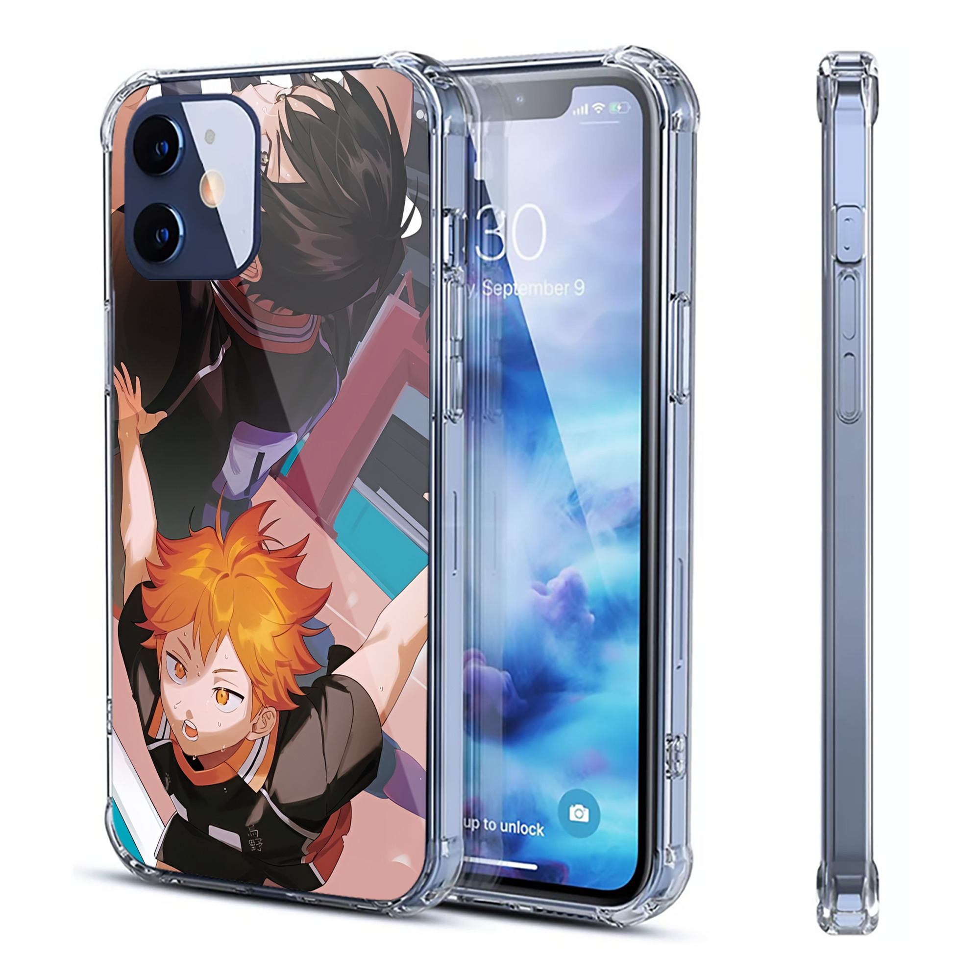 （画像用） ハイキュー!! Haikyu!! 【iPhone 12シリーズ対応】透明スマホケース（クリアソフトケース）